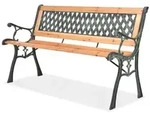 vidaXL Gartenbank 122 cm Holz