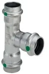 Viega T-St&uuml;ck Sanpress Inox 2318 22x15x22mm, St nichtrostend, SC-Contur