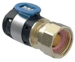 "Geberit FlowFit &Uuml;bergang mit &Uuml;berwurfmutter bleifreie Siliziumbronze, D 20mm, ID