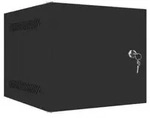 LANBERG 10 4U 280x310 Wandgeh&auml;use Metallt&uuml;r (FlatPack) sw Multimedia-Technik 10