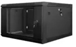 "LANBERG 19" 6U 600x600 Wandgeh&auml;use Glast&uuml;r V2 (FlatPack) sw"