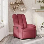 vidaXL Relaxsessel Weinrot Stoff