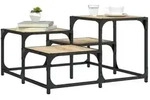vidaXL Couchtisch Sonoma-Eiche 68x68x40 cm Holzwerkstoff