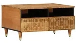 vidaXL Couchtisch 80x54x40 cm Massivholz Mango