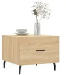 vidaXL Couchtisch Sonoma-Eiche 50x50x40 cm Holzwerkstoff