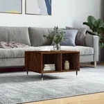 vidaXL Couchtisch Braun Eichen-Optik 60x50x36,5 cm Holzwerkstoff