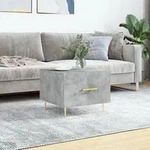 vidaXL Couchtisch Betongrau 50x50x40 cm Holzwerkstoff
