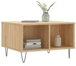 vidaXL Couchtisch Sonoma-Eiche 60x50x36,5 cm Holzwerkstoff