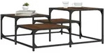 vidaXL Couchtisch Braun Eichen-Optik 87,5x87,5x40 cm Holzwerkstoff
