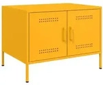 vidaXL Couchtisch Senfgelb 68x50x50,5 cm Stahl