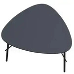 Beistelltisch Lazy TBL60.01.01 50x60cm schwarz/schwarz