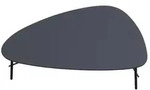 Beistelltisch Lazy TBL93.01.01 50x93cm schwarz/schwarz