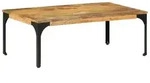 vidaXL Couchtisch 100x55x35 cm Massivholz Mango