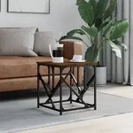 vidaXL Couchtisch Braun Eichen-Optik 45x45x47,5 cm Holzwerkstoff