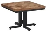 vidaXL Couchtisch 55x55x40 cm Recyceltes Massivholz Teak