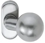 Profilt&uuml;r-Knopf 2033/4020 Material Alu.F12 EDI