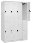 Spind Classic PLUS doppelt 4Abt 1850x1200x500 ws/ws