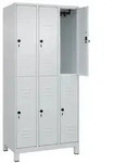Spind Classic PLUS doppelt 3Abt 1950x900x500 lgr/lgr