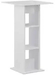 vidaXL Bartisch Wei&szlig; 60x60x110 cm