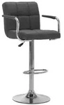 vidaXL Barhocker Dunkelgrau Stoff