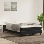 vidaXL Boxspringbett ohne Matratze Schwarz 120x220 cm Samt