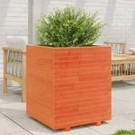vidaXL Pflanzk&uuml;bel Wachsbraun 60x60x72,5 cm Massivholz Kiefer