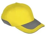 "Ansto&szlig;-Kappe "GREG" ELYSEE - Kopfweite 53-59 cm - gelb - 65% PL, 35% BW/ Schale PP