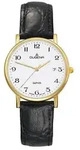 Dugena Herren-Armbanduhr 2170996 Zenit, Quarz, Edelstahl, Lederarmband, 3 bar