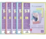 Exacompta 10x Sichtmapppen A4, PP, 50 H&uuml;llen, Kreacover Pastell, sortiert,...