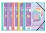 Exacompta 25x Sammelmappe A4 + Gummizug 3 Klappen PP sortiert 55279E