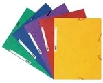 Exacompta 50x Sammelmappe +3 Klappen Gummizug Karton A4 sortiert 55515E
