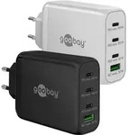 Goobay 65555 USB-CTM PD GaN Multiport-Schnellladeger&auml;t (100 W) schwarz, schwarz - 3x