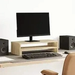 vidaXL Monitorst&auml;nder Sonoma-Eiche 54x22x15 cm Holzwerkstoff