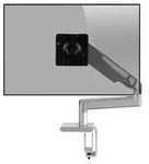 Humanscale M2.1 Monitorhalterung f&uuml;r USM Tisch gerade silber (M21USETB)