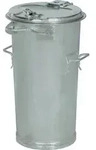 M&uuml;lleimer 50l Stahlbl.TZN o.B&uuml;gel