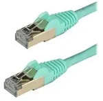 StarTech.com 50cm CAT6A Ethernet Cable, 10 Gigabit Shielded Snagless RJ45 100W PoE