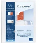 Exacompta 10x Ringbuch PP 19mm 2Ring 30mm D R&uuml;cken 47mm A4 Maxi Wei&szlig; 51922E