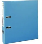 Exacompta 10x Ordner Prem'Touch au&szlig;en PP R&uuml;cken 50mm A4 Maxi Hellblau 53102E