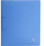 Exacompta 15x Ringbuch PP 700&mu; + 2 Ringen 30mm, R&uuml;cken 40mm, , A4, Blau,...