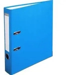 Exacompta 20x Ordner PP, + 2 Ringen, R&uuml;cken 50mm, 32x29cm A4, Hellblau, 915412B