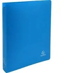 Exacompta 20x Ringbuch PP 700&mu; 4 Ring R&uuml;cken 40mm A4 &Uuml;berbreite Hellblau...