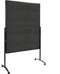 Moderationswand Premium Plus 120x150cm klappbar Filz anthrazit