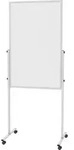 Moderationstafel Maulsolid Filz/Whiteboard 75x120cm grau/wei&szlig;