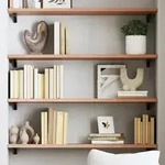 vidaXL Wandregal Hellbraun 80x30x2 cm Massivholz Eiche Behandelt