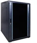 Danicom - 18 HE 19&rdquo; Serverschrank, mit Glast&uuml;r (BxTxH) 600 x 800 x 1000mm