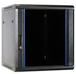 Danicom - 12 HE Serverschrank, Wandgeh&auml;use mit Glast&uuml;r (BxTxH) 600 x 600 x...