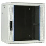 Danicom - 12 HE Serverschrank, Wandgeh&auml;use, mit Glast&uuml;r, Wei&szlig;, (BxTxH) 600 x 450 x
