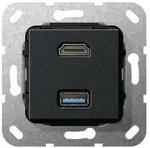Gira UP Tragring HDMI und USB A 567810