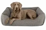 lionto Hundesofa, modernes Hundebett mit rutschfester Unterseite, abnehmbarem...