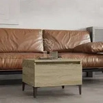 vidaXL Beistelltisch Sonoma-Eiche 50x46x35 cm Holzwerkstoff